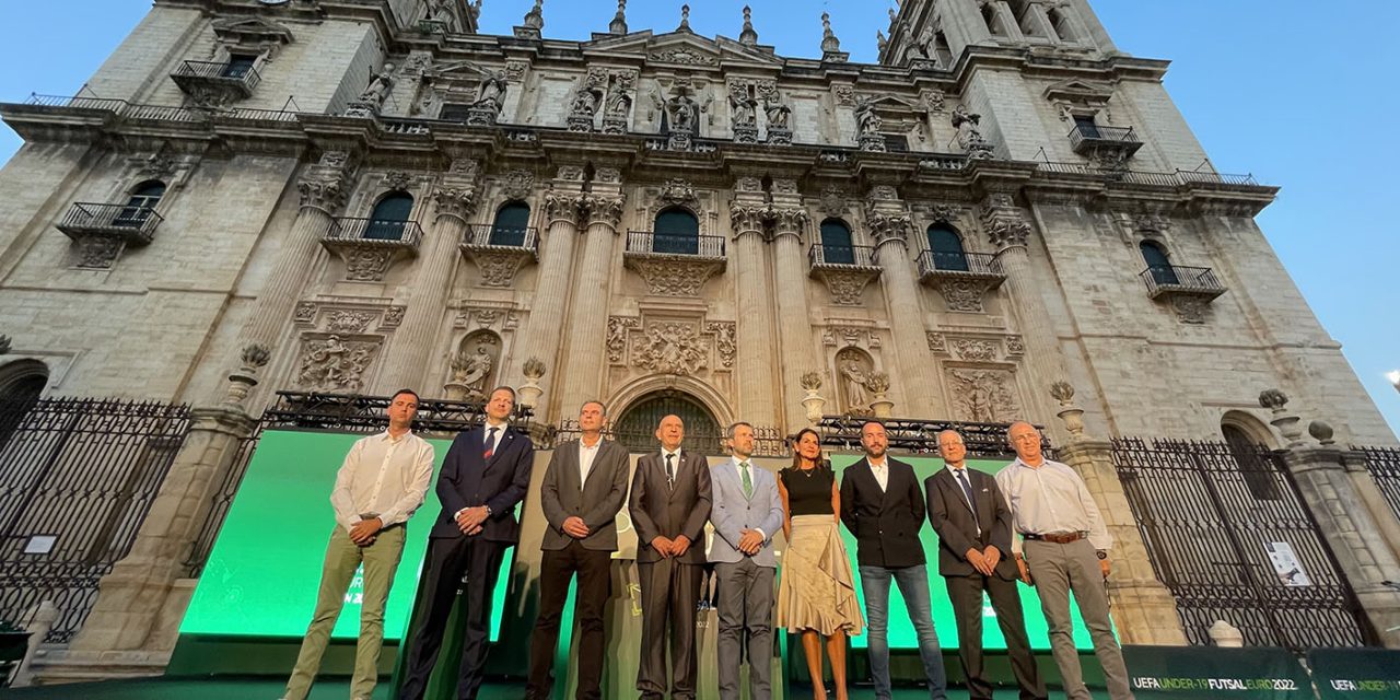 Jaén y su catedral protagonistas del sorteo de la fase final del campeonato de Europa Fútbol Sala sub19