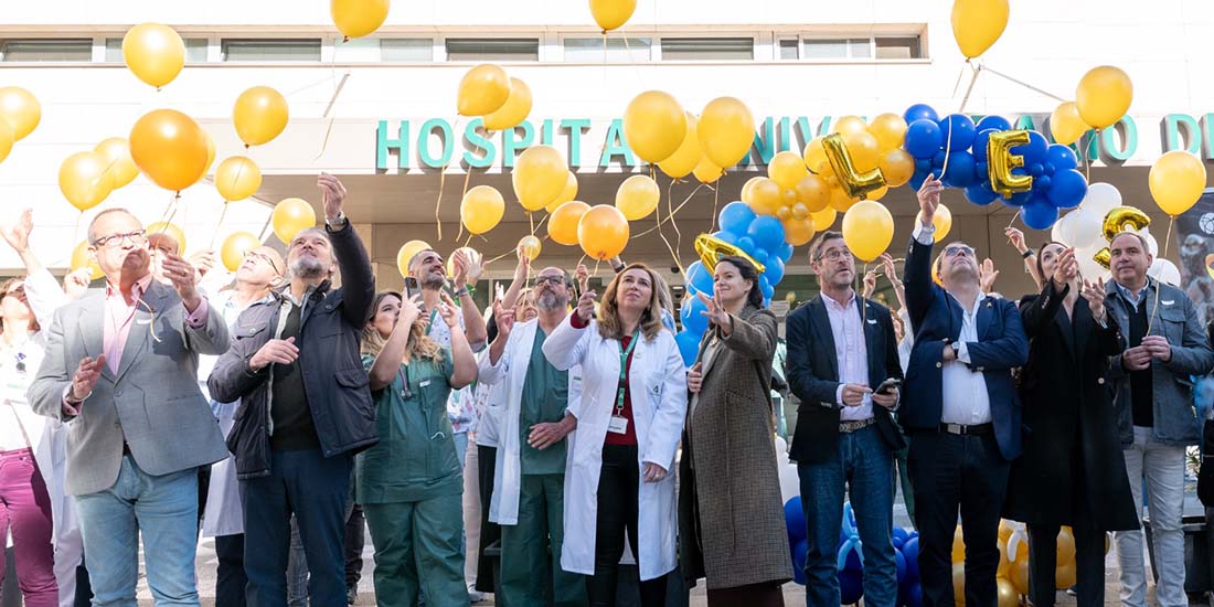 El Hospital Universitario de Jaén se suma al día Internacional del Cáncer Infantil